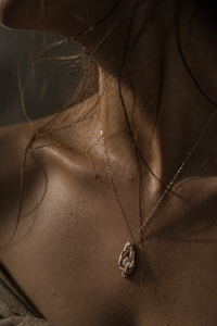 Symbolic diamond necklace for transformation and defining moments
